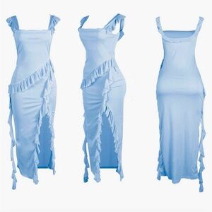 Ruffle Hem Bodycon Dress